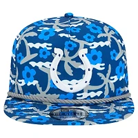 Casquette de golf à visière rabattable Wakey Wakey Royal Indianapolis Colts New Era pour homme