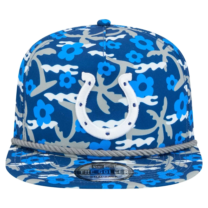 Casquette de golf à visière rabattable Wakey Wakey Royal Indianapolis Colts New Era pour homme