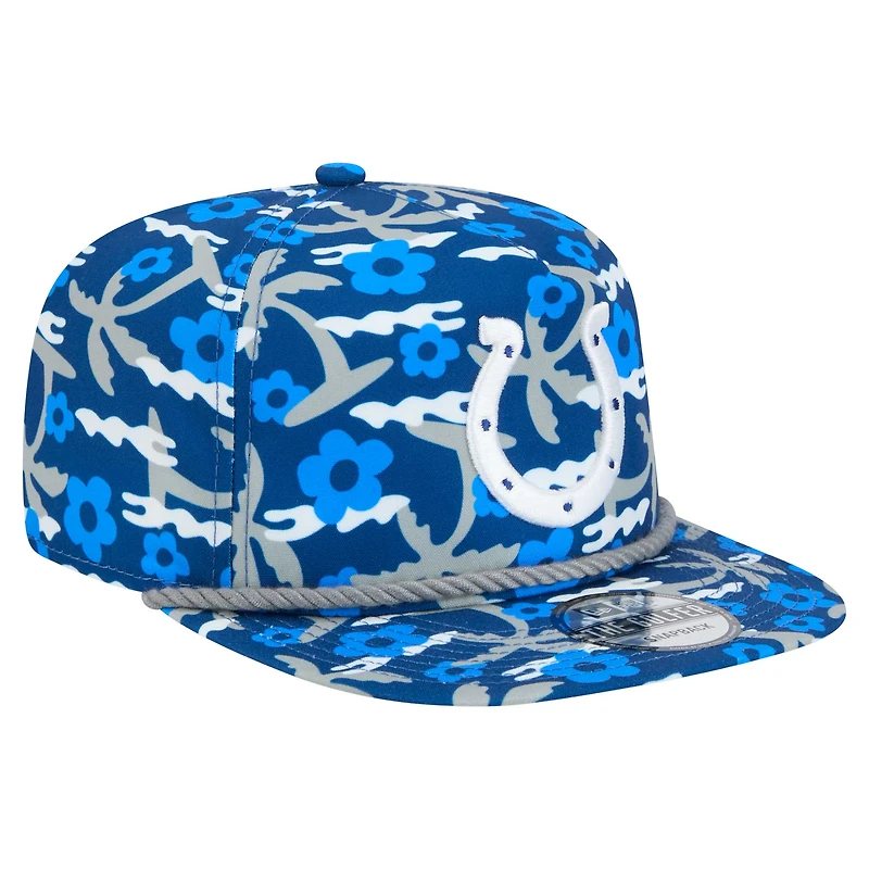 Casquette de golf à visière rabattable Wakey Wakey Royal Indianapolis Colts New Era pour homme