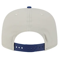 Casquette de golf athlétique à visière snapback Indianapolis Colts Stone/Royal New Era pour homme