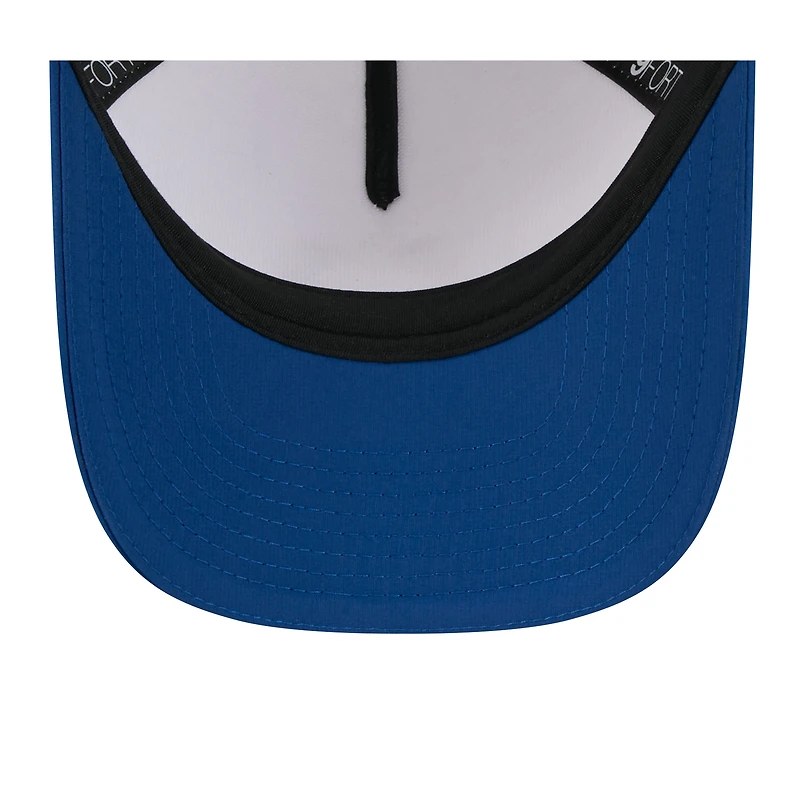 Casquette ajustable New Era 9FORTY pour homme, blanche/bleu marine