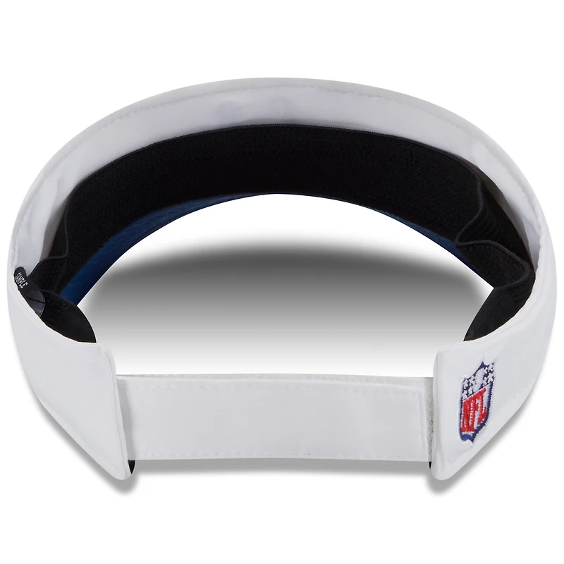 Men's New Era  White/Royal Indianapolis Colts 2025 NFL Training Camp Adjustable Visor
