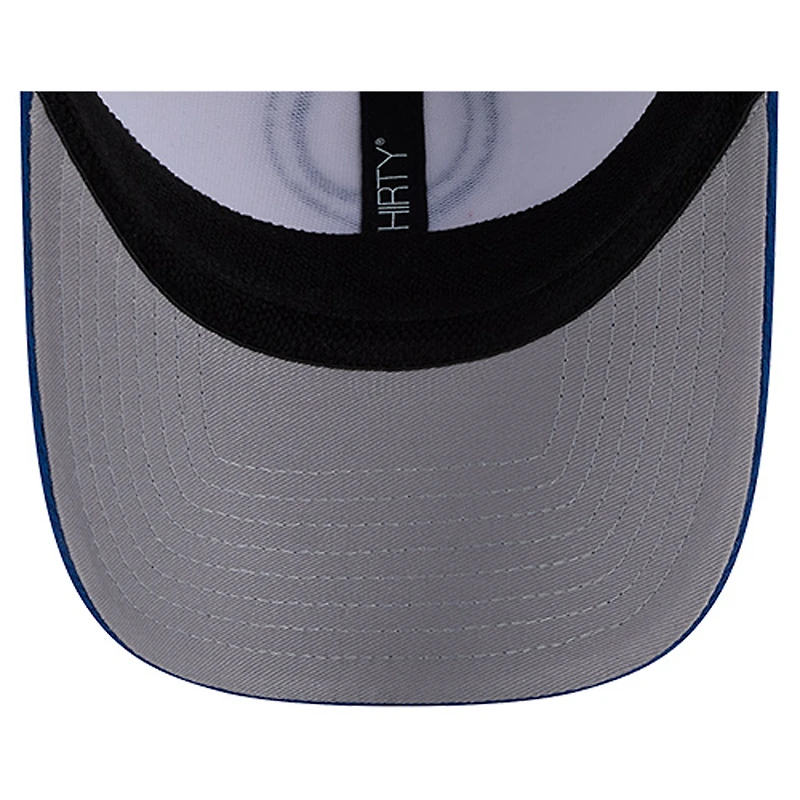 Men's New Era White/Royal Indianapolis Colts Dashmark Rays 39THIRTY Flex Hat