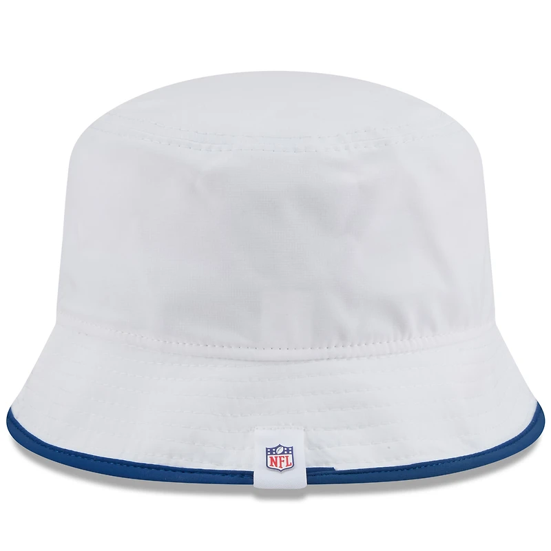 Men's New Era  White Indianapolis Colts 2025 NFL Training Camp Stretch Bucket Hat