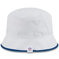 Men's New Era  White Indianapolis Colts 2025 NFL Training Camp Stretch Bucket Hat