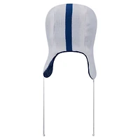 Bonnet en tricot blanc Indianapolis Colts Helmet Head Trapper pour homme New Era