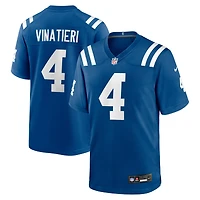 Men's Nike Adam Vinatieri Royal Indianapolis Colts Team Retired Game Jersey