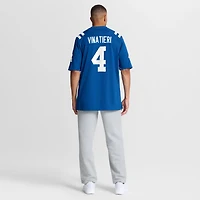 Men's Nike Adam Vinatieri Royal Indianapolis Colts Team Retired Game Jersey