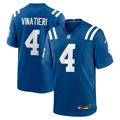 Men's Nike Adam Vinatieri Royal Indianapolis Colts Team Retired Game Jersey