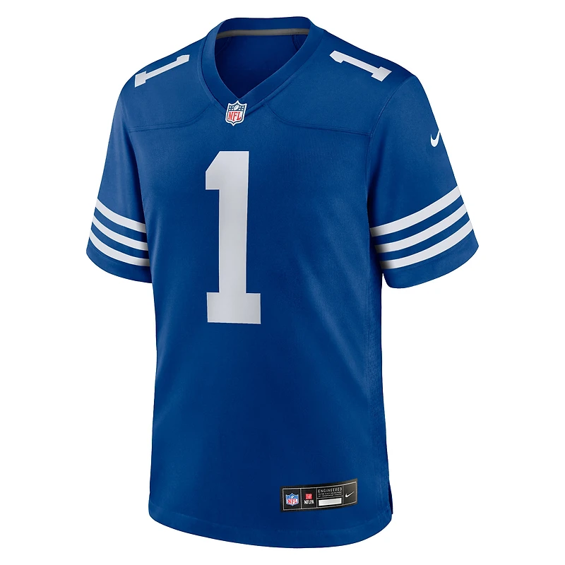 Men's Nike Ahmad Sauce Gardner Royal Indianapolis Colts Alternate Game Jersey