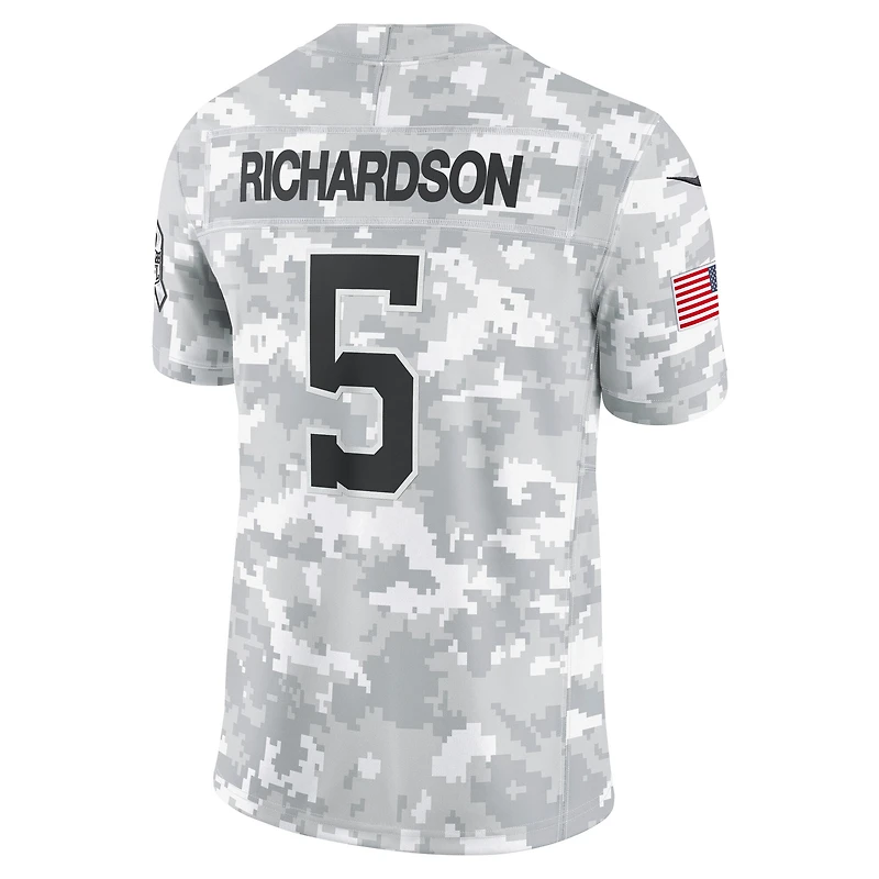 Maillot Nike Anthony Richardson Arctic Camo Indianapolis Colts 2024 Salute to Service Limited pour homme