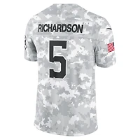 Maillot Nike Anthony Richardson Arctic Camo Indianapolis Colts 2024 Salute to Service Limited pour homme