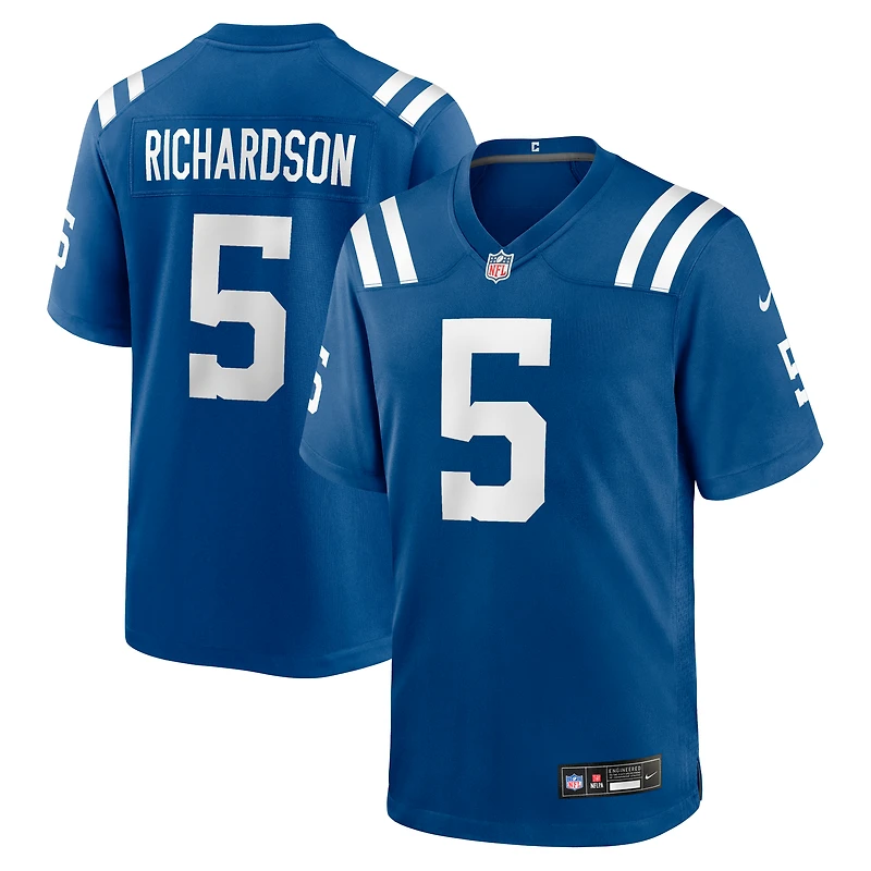 Maillot de match Nike Anthony Richardson Royal Indianapolis Colts pour homme