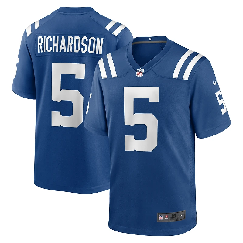 Maillot de match Nike Anthony Richardson Royal Indianapolis Colts pour homme