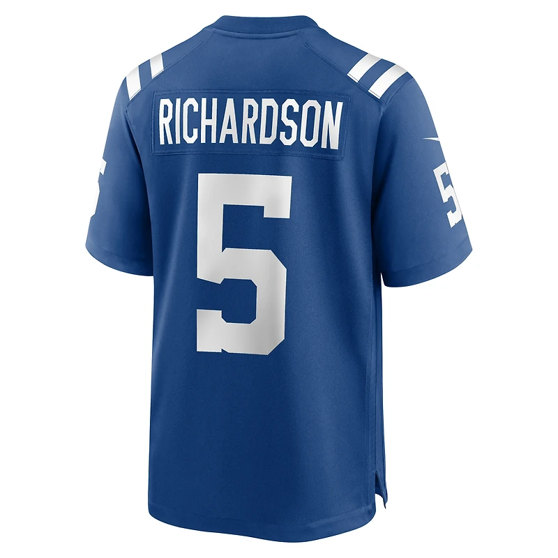 Maillot de match Nike Anthony Richardson Royal Indianapolis Colts pour homme