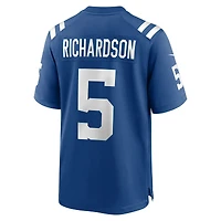 Maillot de match Nike Anthony Richardson Royal Indianapolis Colts pour homme