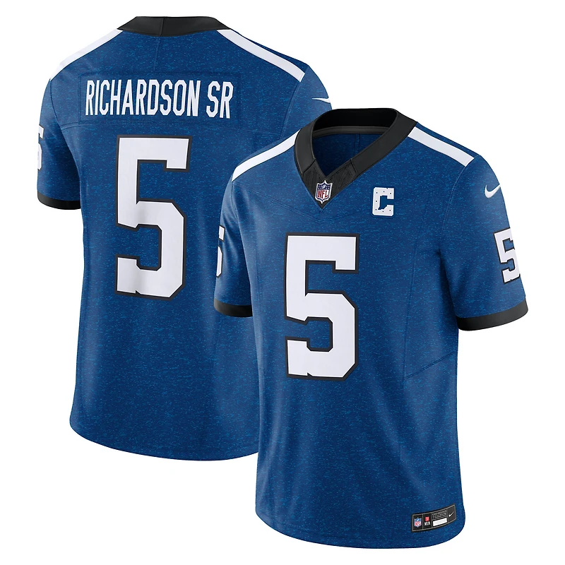 Maillot Nike Anthony Richardson Royal Vapor F.U.S.E. Limited pour homme des Indianapolis Colts
