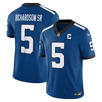 Maillot Nike Anthony Richardson Royal Vapor F.U.S.E. Limited pour homme des Indianapolis Colts