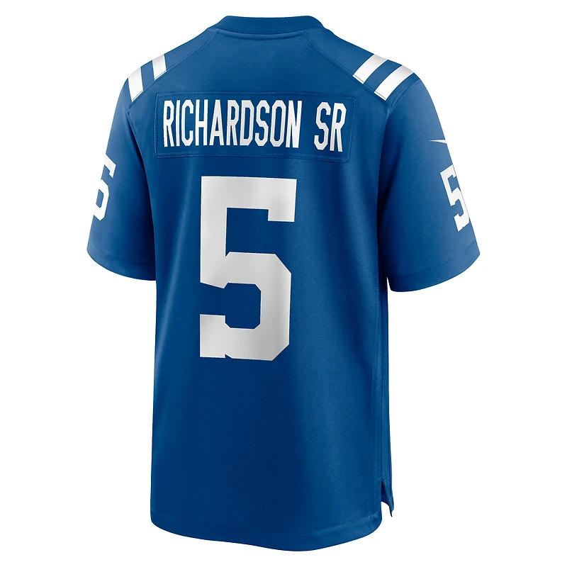 Maillot Nike Anthony Richardson Sr. Royal Indianapolis Colts Team Game pour homme