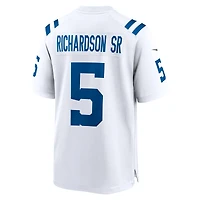 Maillot Nike Anthony Richardson Sr. blanc pour homme des Indianapolis Colts
