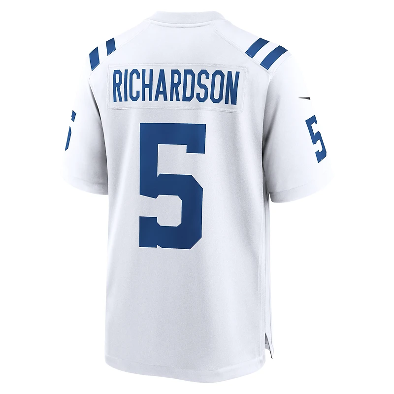 Maillot de match Nike Anthony Richardson blanc Indianapolis Colts pour homme