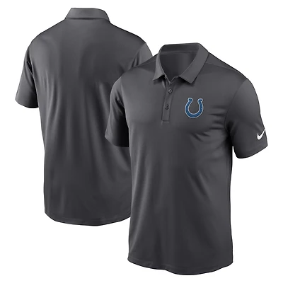 Men's Nike Anthracite Indianapolis Colts Franchise Performance Polo