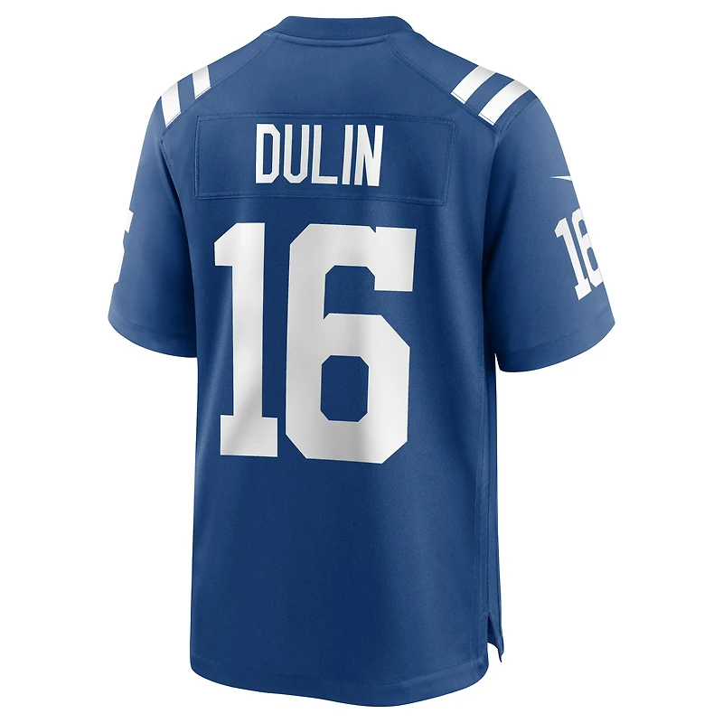 Men's Nike Ashton Dulin Royal Indianapolis Colts Game Jersey