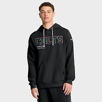 Sweat à capuche Nike noir Indianapolis Colts 2025 NFL Crucial Catch Sideline Standard Issue Dri-FIT pour homme