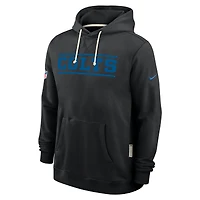 Men's Nike Black Indianapolis Colts Alt Sideline Standard Issue Dri-FIT Hoodie