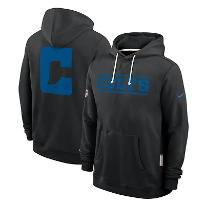 Sweat à capuche Nike Dri-FIT Alt Sideline Standard Issue noir pour homme, Indianapolis Colts.