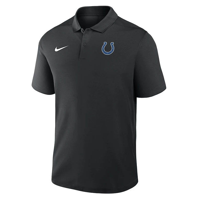 Polo Nike Dri-FIT Victory noir pour homme, Indianapolis Colts