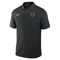 Polo Nike Dri-FIT Victory noir pour homme, Indianapolis Colts