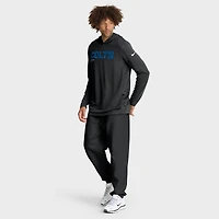 Men's Nike Black Indianapolis Colts Sideline Pure Fury Dri-FIT Long Sleeve Hoodie T-Shirt