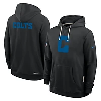 Sweat à capuche Nike noir Indianapolis Colts Sideline Standard Issue Alt 2 Dri-FIT pour homme