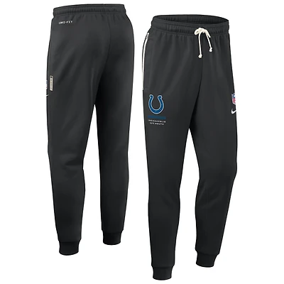 Men's Nike Black Indianapolis Colts Sideline Standard Issue Dri-FIT Taper Pants