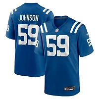 Men's Nike Buddy Johnson  Royal Indianapolis Colts Team Game Jersey