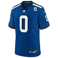 Maillot Nike Camryn Bynum Heather Royal pour homme, match alternatif Indianapolis Colts 2 Indiana Nights