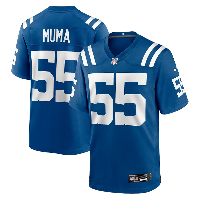 Men's Nike Chad Muma  Royal Indianapolis Colts Team Game Jersey