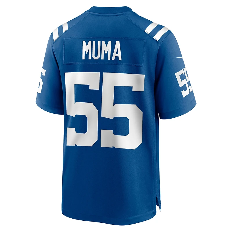 Men's Nike Chad Muma  Royal Indianapolis Colts Team Game Jersey