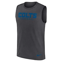 Débardeur Nike Primetime Legend Dri-FIT pour homme, coloris charbon, Indianapolis Colts