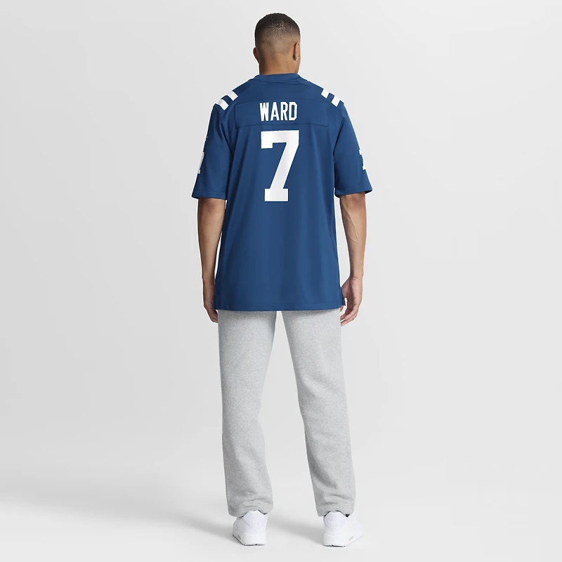 Men's Nike Charvarius Ward Royal Indianapolis Colts Team Game Jersey