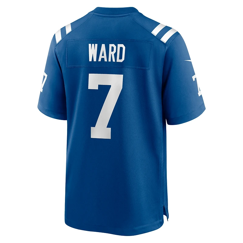 Men's Nike Charvarius Ward Royal Indianapolis Colts Team Game Jersey