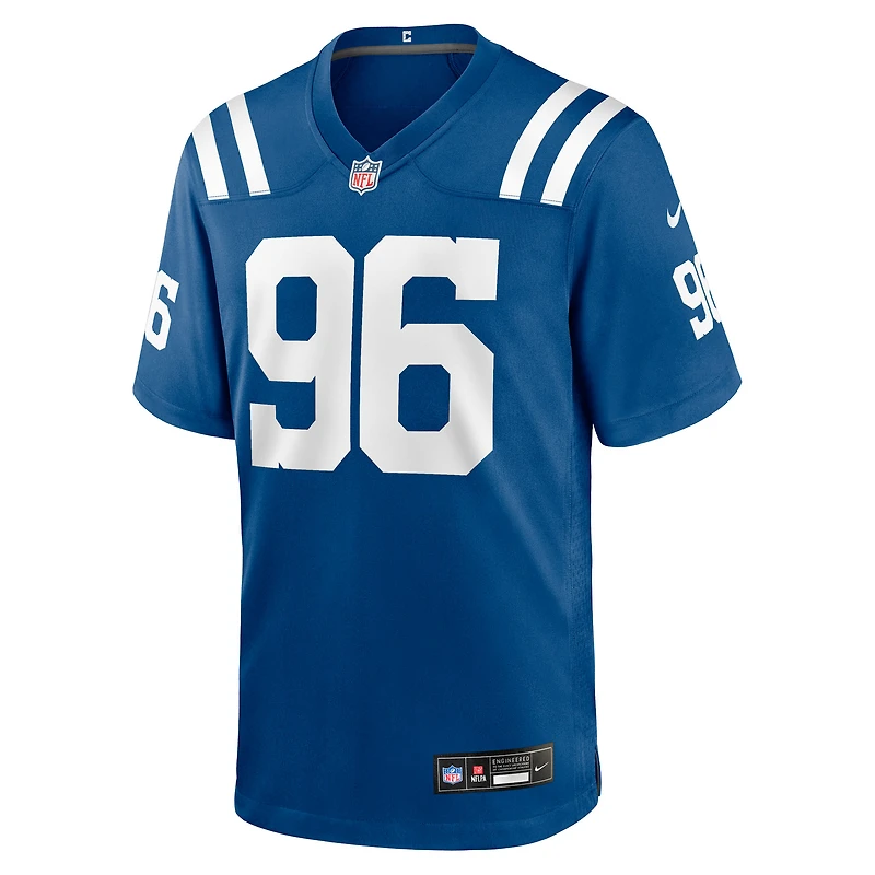 Men's Nike Chris Wormley Royal Indianapolis Colts Team Game Jersey