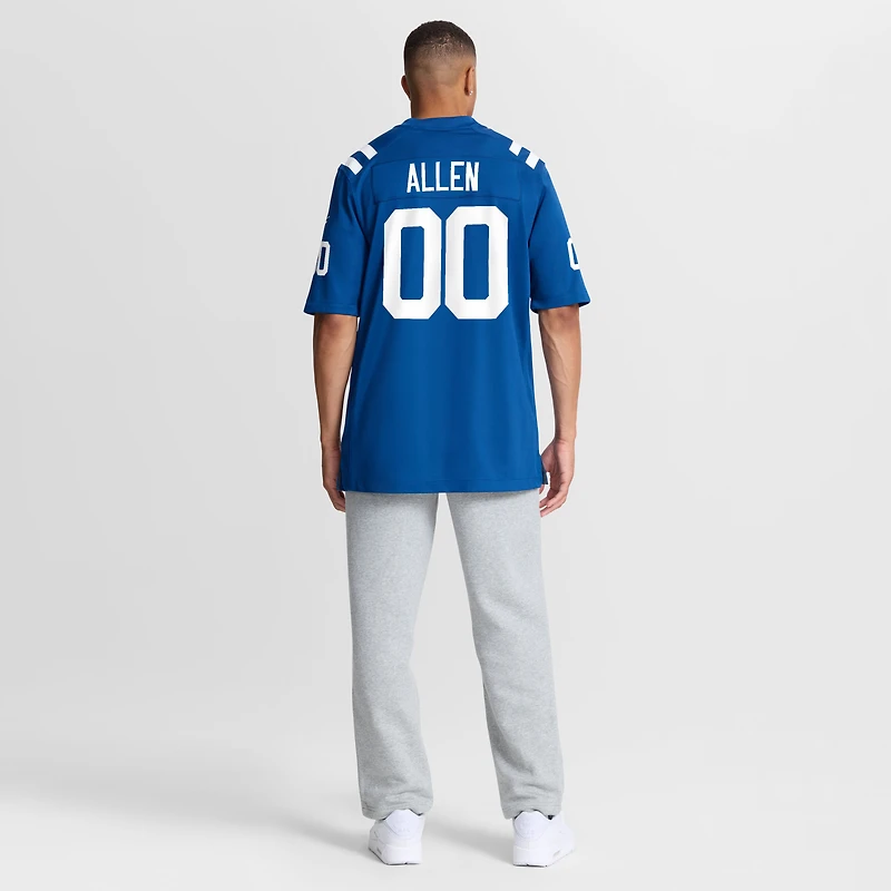 Men's Nike CJ Allen Royal Indianapolis Colts Game Jersey