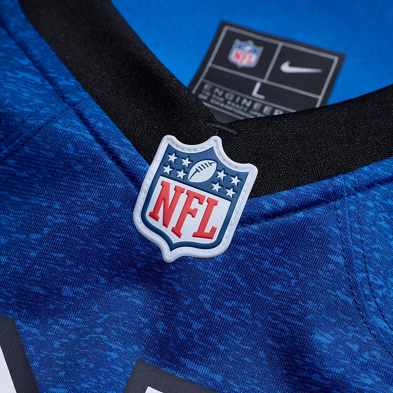 Maillot de match alternatif Nike Dallas Clark bleu pour homme des Indianapolis Colts, joueur retraité