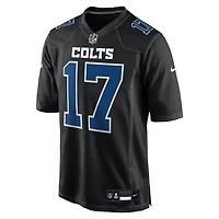 Men's Nike Daniel Jones Carbon Black Indianapolis Colts Fashion Game Jersey