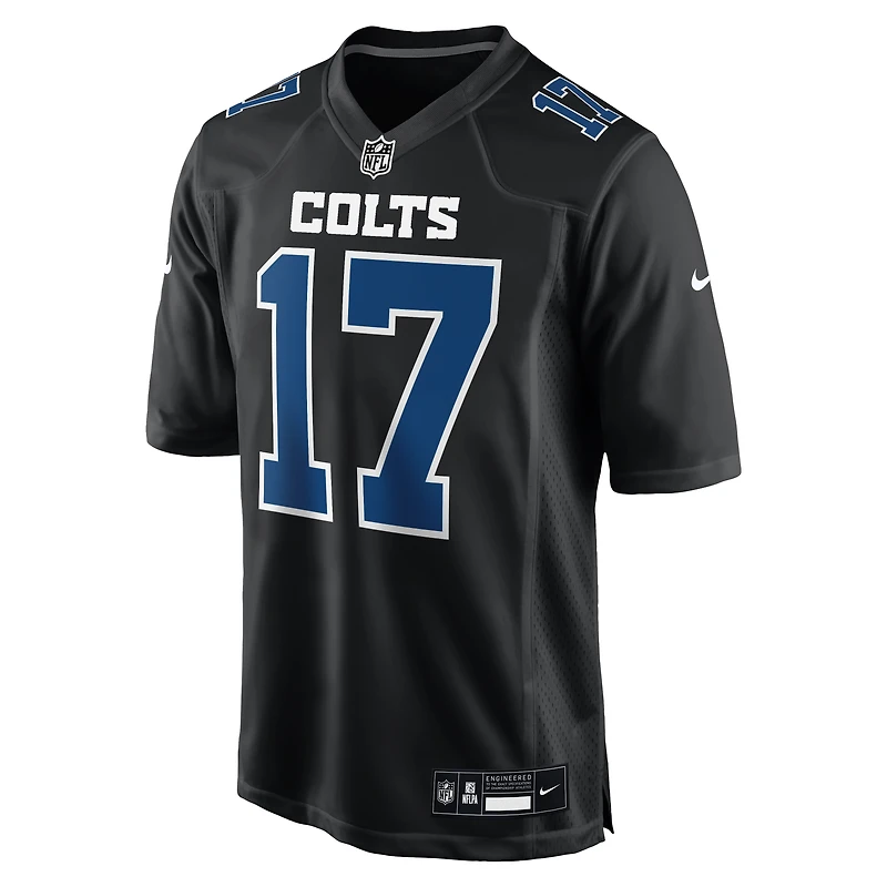 Men's Nike Daniel Jones Carbon Black Indianapolis Colts Fashion Game Jersey