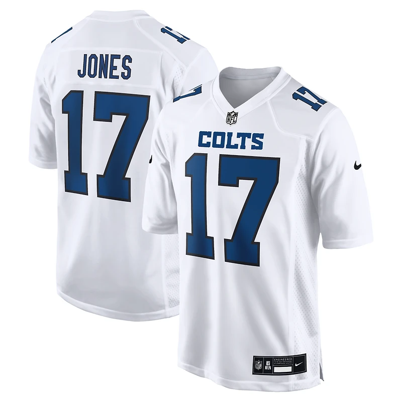 Men's Nike Daniel Jones Tundra White Indianapolis Colts Fashion Game Jersey