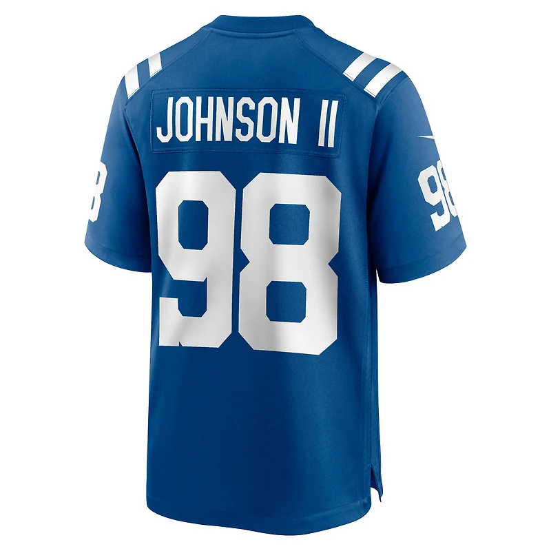 Maillot Nike Eric Johnson II Royal Indianapolis Colts Team Game pour homme