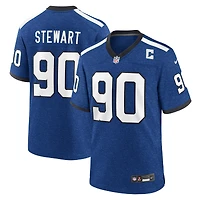 Maillot Nike Grover Stewart bleu pour homme des Indianapolis Colts, match alternatif